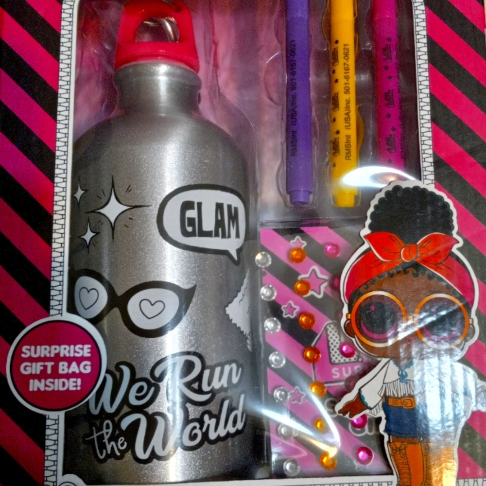 LOL SURPRISE DOODLE WATER BOTTLE